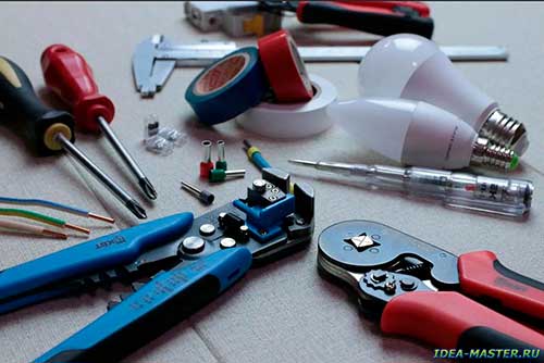 Инструменты и материалы для ремонта электрики