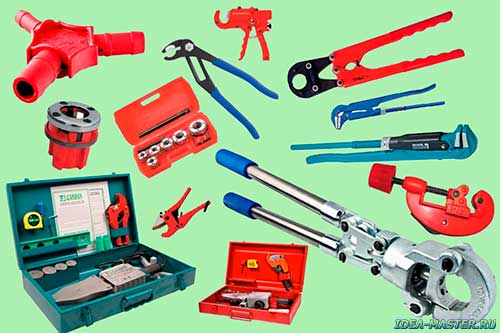 Инструменты и материалы для ремонта сантехники