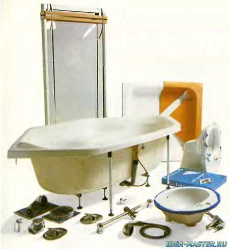 Оборудование ванной комнаты в мансарде или на чердаке