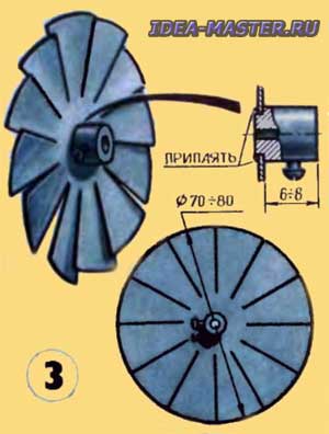 Removable propeller