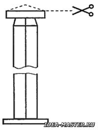 Modification of the syringe piston