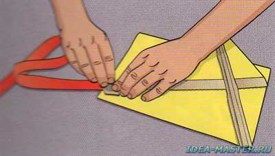 Как сделать бумажного воздушного змея