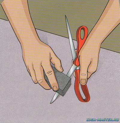 Как заточить ножницы